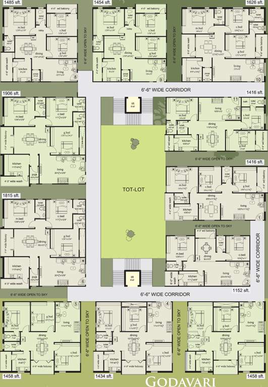  ocean greens Images for Cluster Plan of Lakshmi Ocean Greens