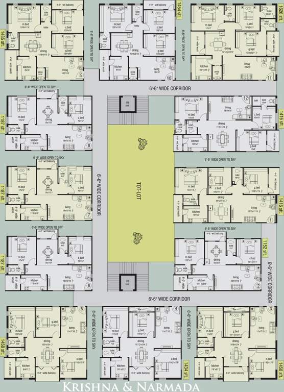  ocean greens Images for Cluster Plan of Lakshmi Ocean Greens
