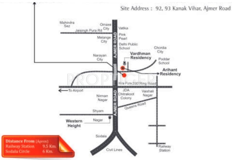  enclave Images for Location Plan of Arihant Enclave