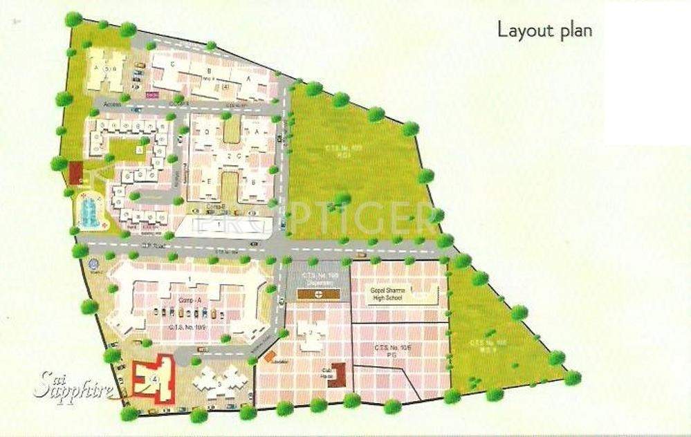  sapphire i Images for Layout Plan of Shree Sai Sapphire I
