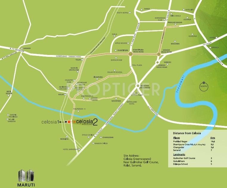 Images for Location Plan of Maruti Buildcon Celosia Greenscapes