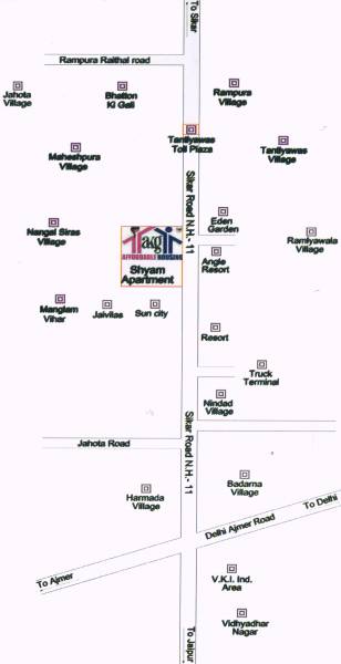 Images for Location Plan of AKG Shyam Apartment