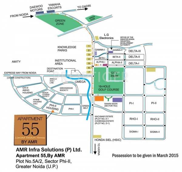 AMR Infrastructures Apartment 55 Location Plan