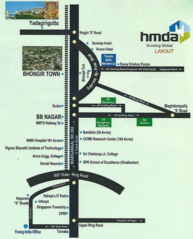 Images for Location Plan of Young Temple Bells Residencia