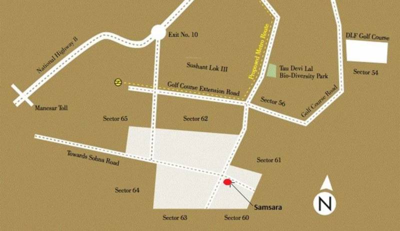Images for Location Plan of Adani Brahma Samsara