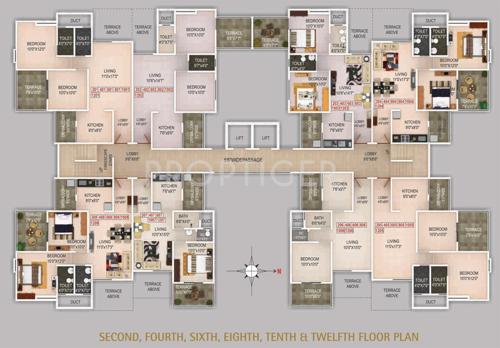 Images for Cluster Plan of Pragati Royal Orchid