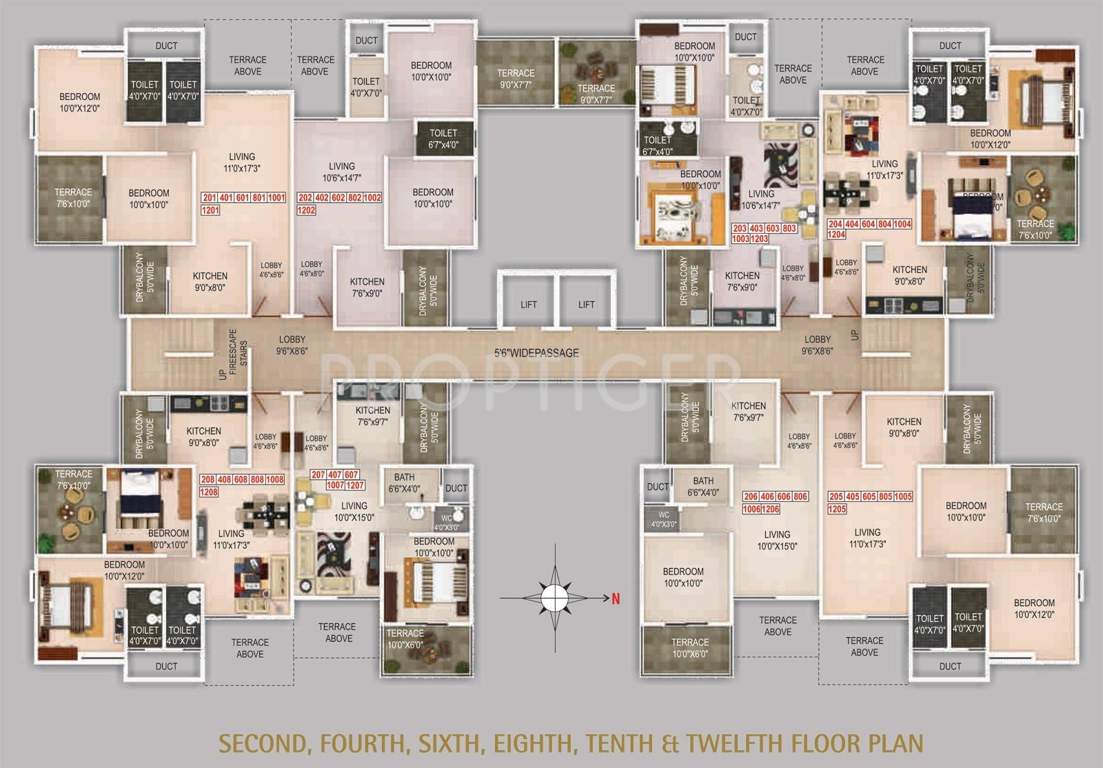 Images for Cluster Plan of Pragati Royal Orchid