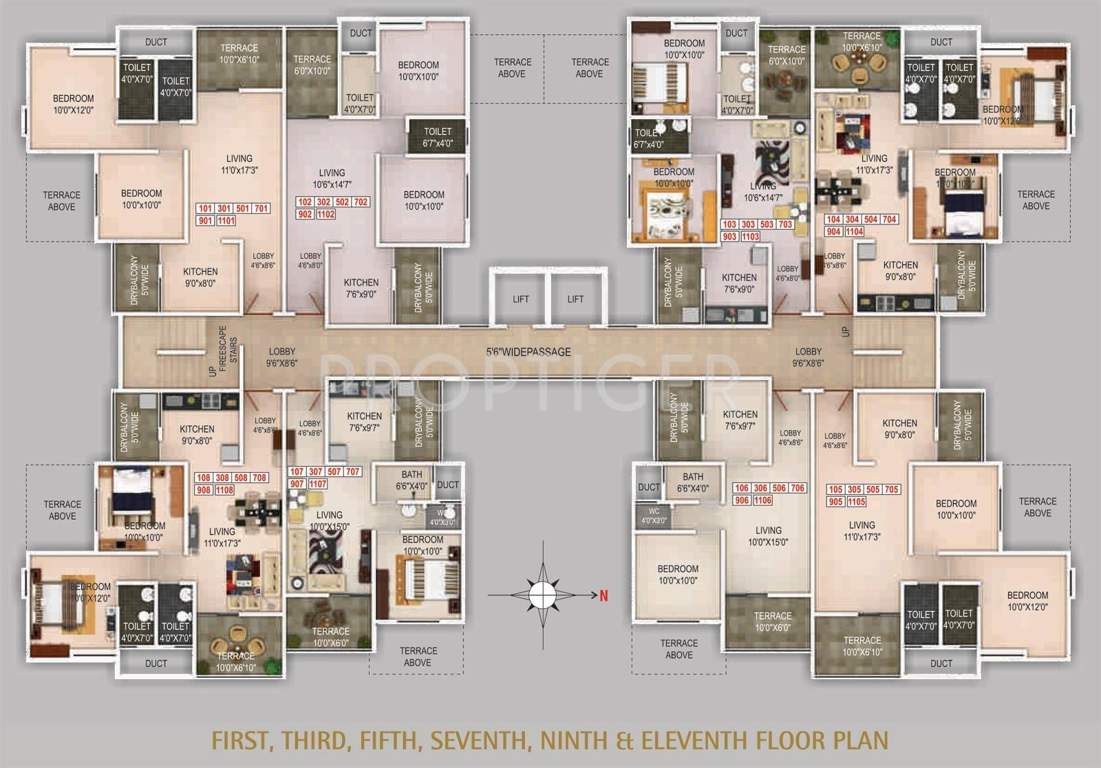Images for Cluster Plan of Pragati Royal Orchid
