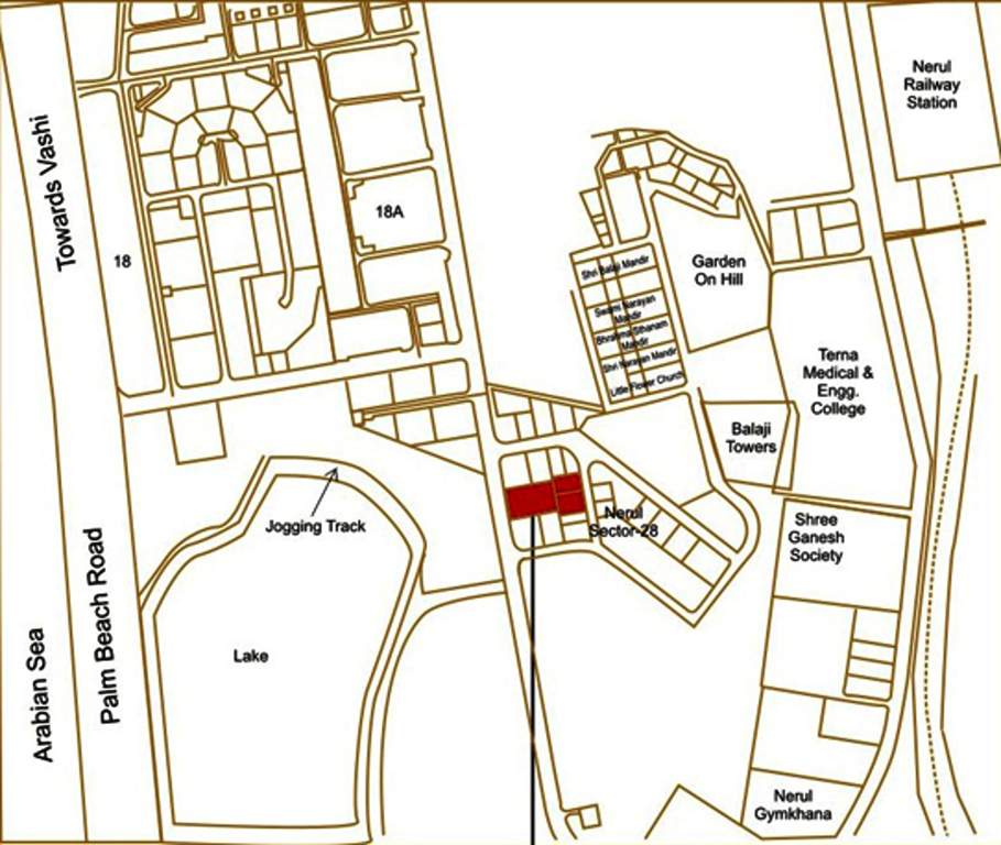  ecstasy Images for Location Plan of Ishwar Ecstasy