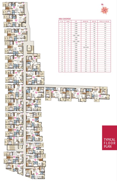  tranquil Images for Cluster Plan of Vaastu Tranquil