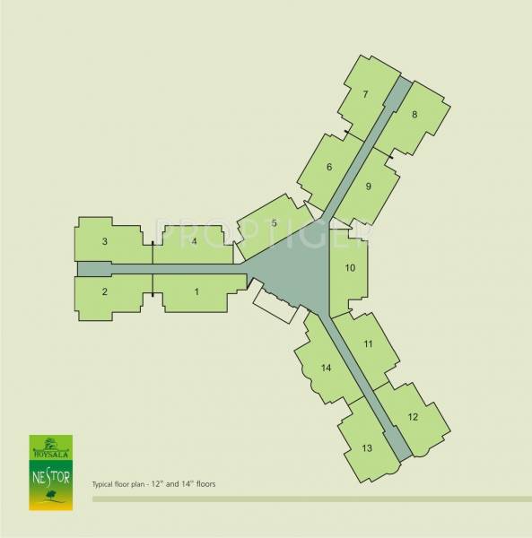  nestor Tower 1 Cluster Plan