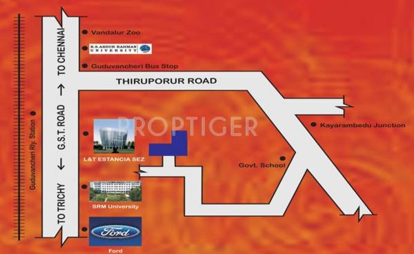 Images for Location Plan of Vamanan Estates Om Sakthi Avenue