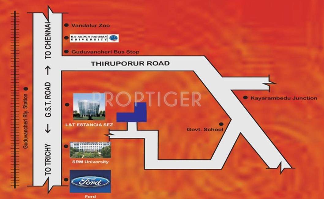 Images for Location Plan of Vamanan Estates Om Sakthi Avenue