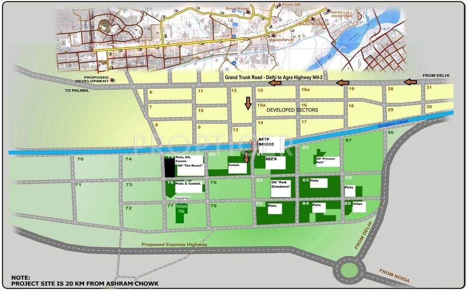 park 81 Images for Location Plan of BPTP Park 81