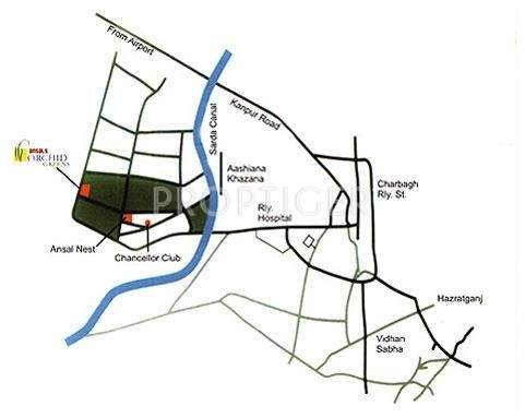 Images for Location Plan of Ansal Orchid Greens Apartment