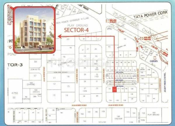 Shree Platinum Park Location Plan