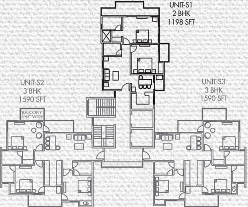  golf-suites Images for Cluster Plan of The Hemisphere Golf Suites