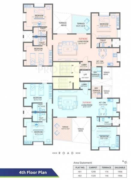 Single Tower Cluster Plan garima Single Tower Cluster Plan