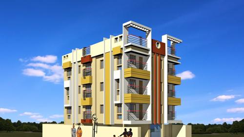  54-bakul-bagan Images for Elevation of Hi Rise Apartment Makers Pvt Ltd 54 Bakul Bagan