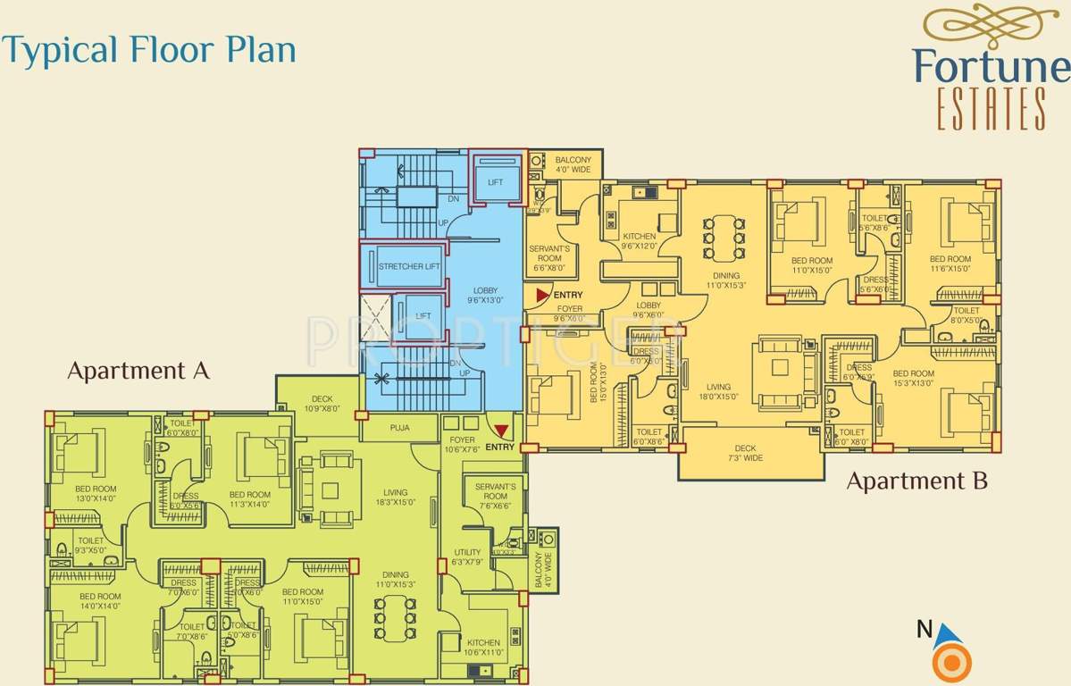  estate Images for Cluster Plan of Fortune Estate