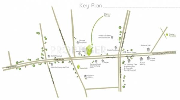 Images for Location Plan of Sambhav Infrastructure Stavan Alteza