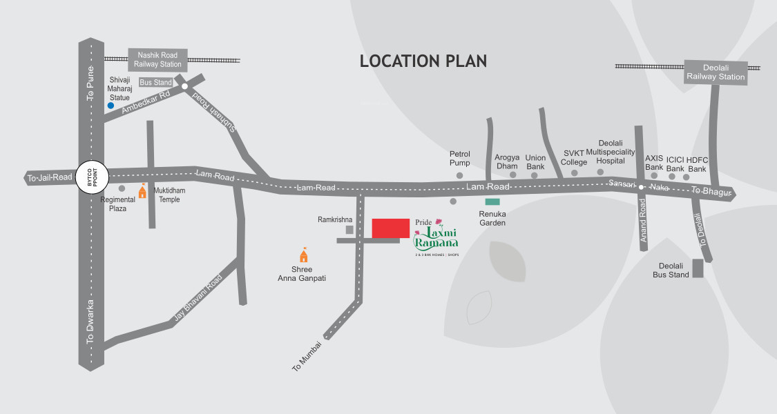 pride laxmi ramana Location Plan
