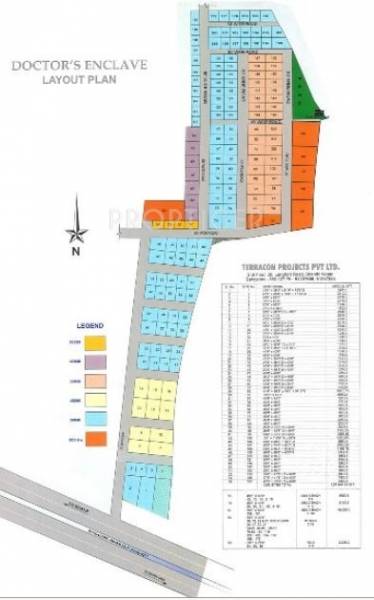 Terracon Projects Doctors Enclave Layout Plan