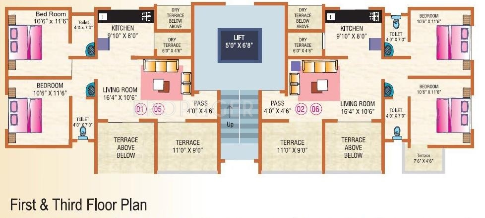 Images for Cluster Plan of Trimurti Orean