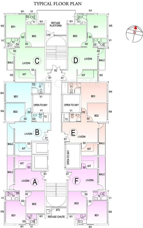  sunrise point Saffron I (HIG) Cluster Plan