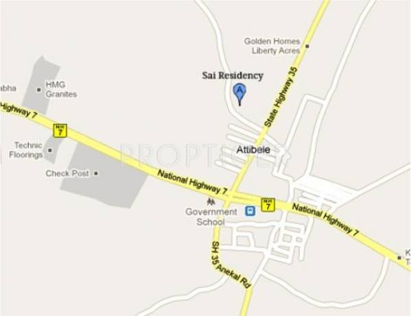 Terracon Projects Sai Residency Location Plan