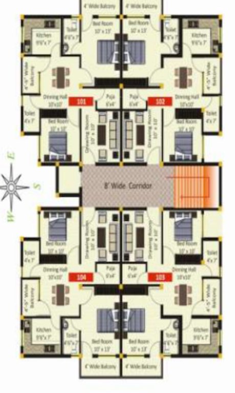 green villa Cluster Plan