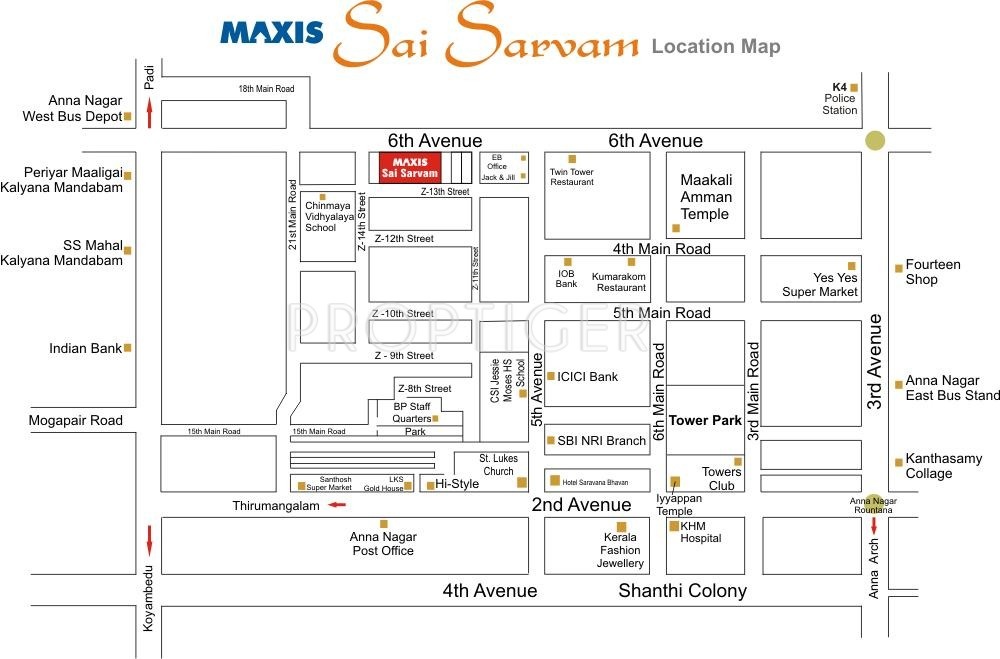 Images for Location Plan of Maxis Sai Sarvam