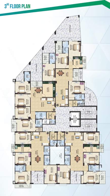  icon Icon Cluster Plan for 3rd Floor