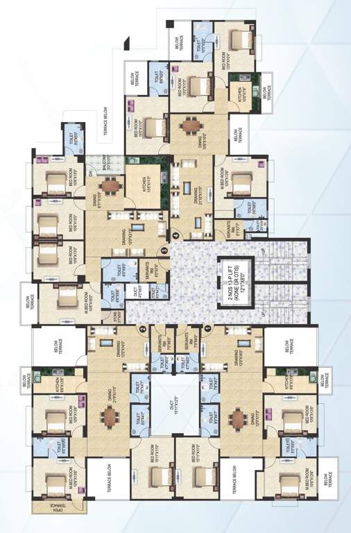  icon Icon Cluster Plan for 7th Floor