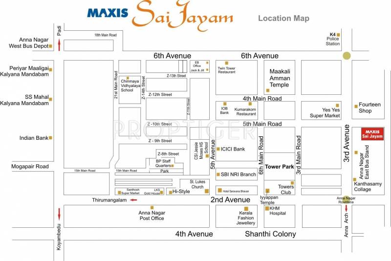 Images for Location Plan of Maxis Sai Jayam