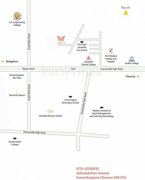 GSA Builders Anjali Nest Location Plan