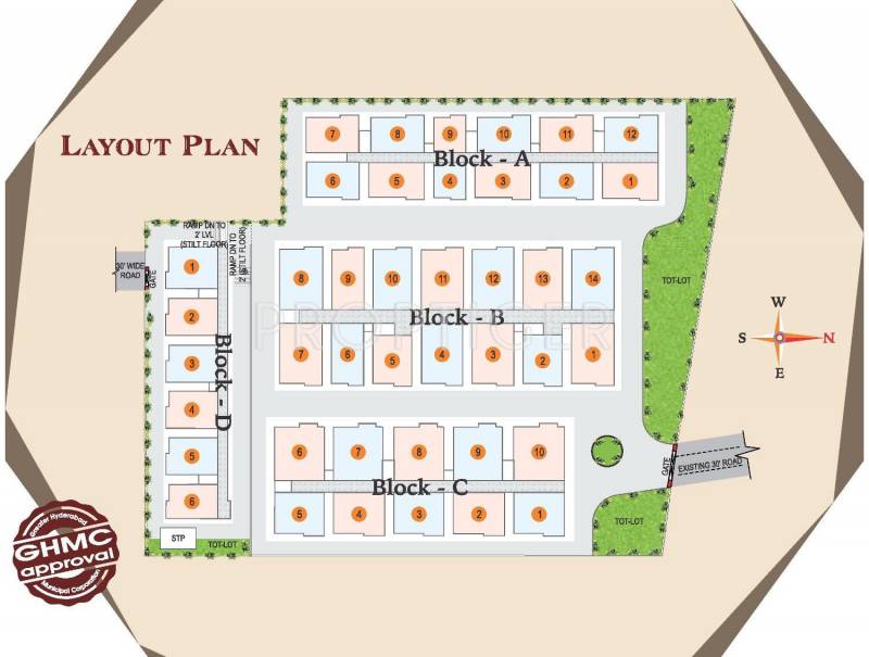  sree-nivasam Layout Plan