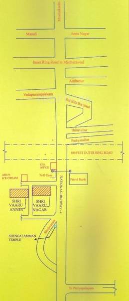Images for Location Plan of EBN Realities Sri Vaaru Nagar