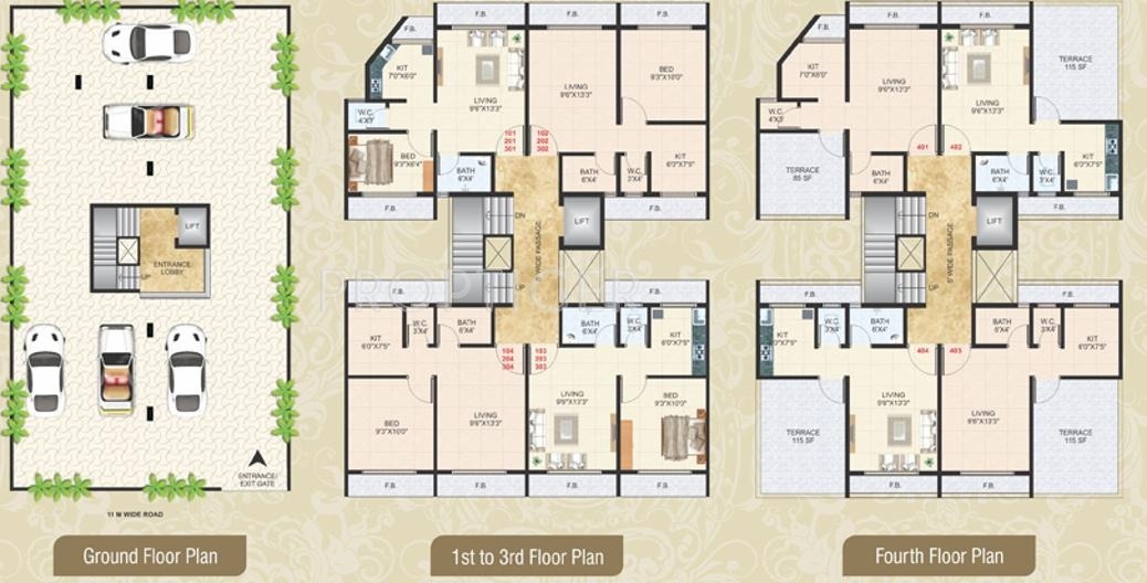 Images for Cluster Plan of Raj Residency