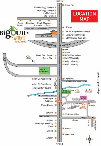Images for Location Plan of Big Bull Swagat Enclave