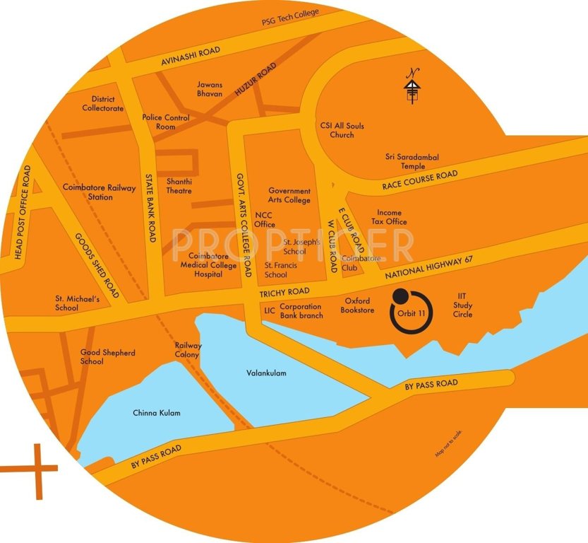 Images for Location Plan of Akshaya Orbit 11