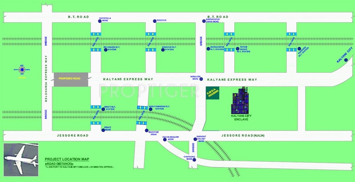 Images for Location Plan of Janapriyo Kalyani City Enclave
