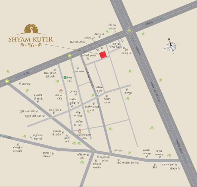 Images for Location Plan of Jay Khodiyar Shyam Kutir 56