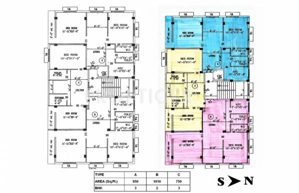 Images for Cluster Plan of Beyond Bricks Realtor Bidhan Residency