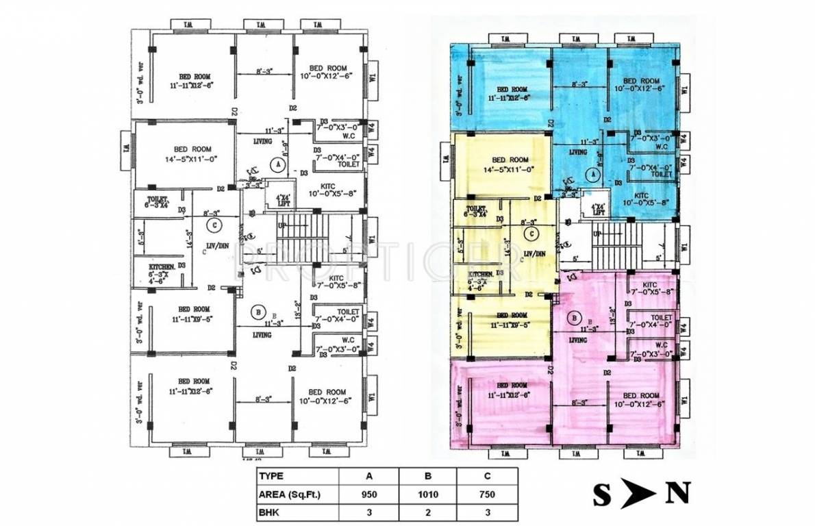 Images for Cluster Plan of Beyond Bricks Realtor Bidhan Residency