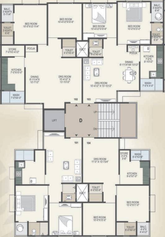 Images for Cluster Plan of Karnavati Nagar