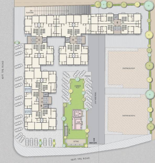 Images for Layout Plan of Karnavati Nagar