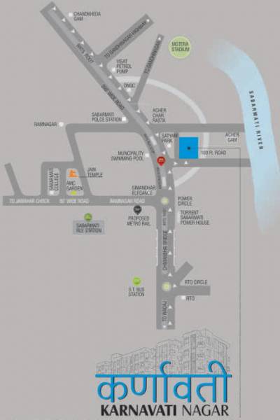 Images for Location Plan of Karnavati Nagar