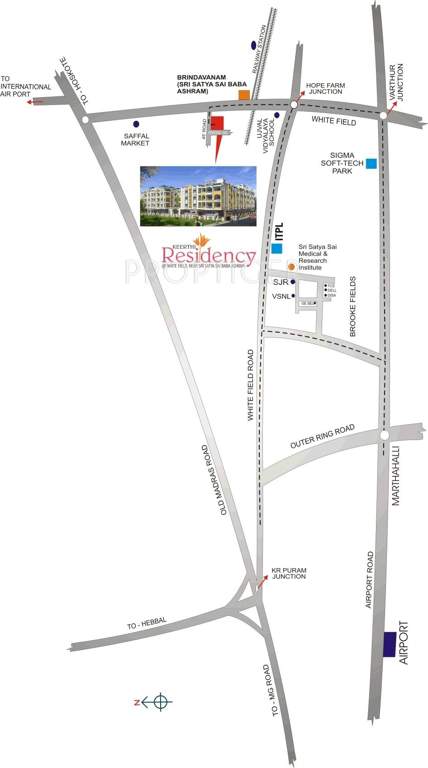residency Images for Location Plan of Keerthi Residency