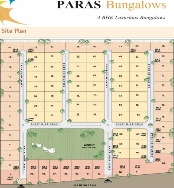 Images for Layout Plan of Galaxy Paras Bungalows